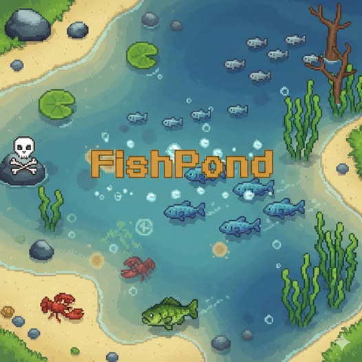FishPond pixel pond scene