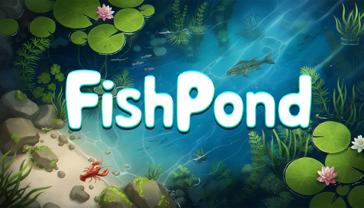 FishPond painted pond scene